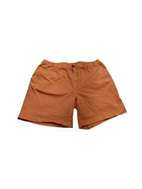 Chubbies Smoked Salmon 7” Inseam Elastic Waist Chino Dad Shorts XL Men Weekend